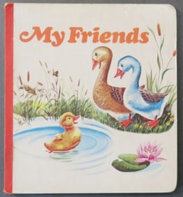 Brown Watson, My Friends, Dutch Board Book in English, Holland 1975
