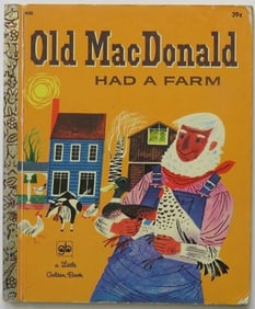 Old MacDonald Had a Farm, 1960, Moritz Kennel illustrated, Little Golden Book