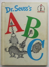 Dr. Seuss's ABC, 1stEd. early Printing, 1960s Book Club Edition, Beginner Books
