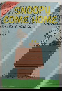 Charles Schulz, Snoopy, Come Home, Peanuts, Book, 1stEd. 1965, illustrated: "Snoopy, Come Home. A New Peanuts Book" by Charles M. Schulz, illustrated; 'Weekly Reader Books'; published by Holt, Rinehart and Winston, New York, 1965. Original illustrated hard covers with ad or t