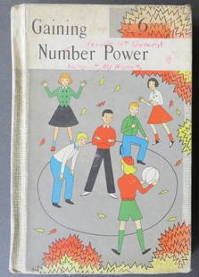 Brueckner, Gaining Number Power, 1st Edition, 1961, Arithmetic: "Gaining Number Power: Winston Arithmetics" by Leo John Brueckner, Elda L. Merton, and Foster E. Grossnickle, published by The John C. Wnston Company, New York, 1961. First edition. Illustrated hard b