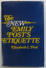 The New Emily Post’s Etiquette Tab Edition 1975, 3rd Print