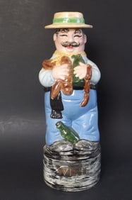 Mid Century Modern Alberta's Wine Decanter, Ceramic Art, 1960s