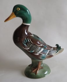 Mallard Duck Porcelain Figurine, Vintage Andrea Sadek, 1970s, Japan