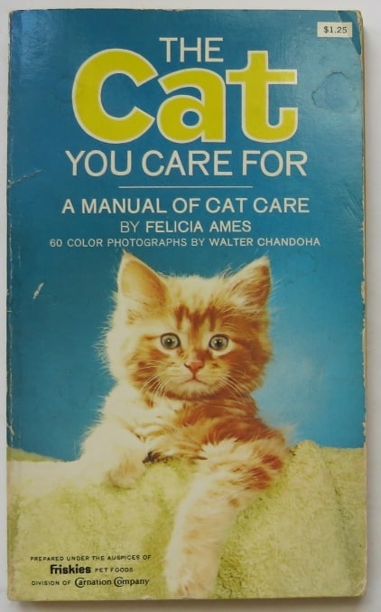 Ames, Manual of Cat Care, 1968, Walter Chandoha 60 Color Photos (1 of 8)