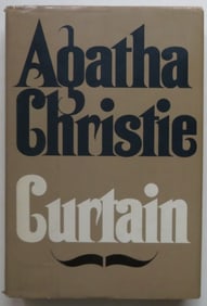 Agatha Christie, Curtain, Poirot Last Case, 1st US Edition 1975