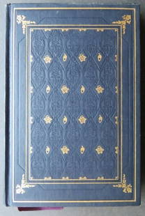 Edna Ferber, Cimarron, Novel, Collectors Edition 1930: "Cimarron" by Edna Ferber, published by International Collectors Library, Garden City, New York, 1930. Hard boards, faux leather [a little shelf wear], blind tooled and gold decorated front board
