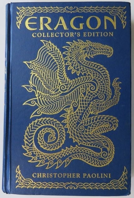 Christopher Paolini, Eragon, 1st Collector's Ed., 1st Print 2013, illustrated: "Eragon" by Christopher Paolini, Collector's Edition published by Alfred Knopf, New York, October 2013, stated First Collector's Edition, First printing with '1' present in the line on the copyright p