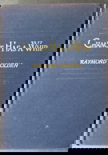 Raymond Holden, Chance Has A Whip, Novel, 1stEd., 1st Print, 1935: "Chance Has A Whip" by Raymond Holden, published by Charles Scribner's Sons, New York, 1935. First Edition, First Printing with "1935" on the title page and copyright, Scribner's colophon and 'A' on