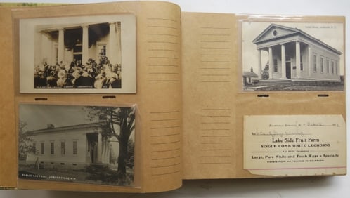 Jorndanville, NY Collection 29 Most Real Photo Postcards & Obsolete Currency, 1908-1911
