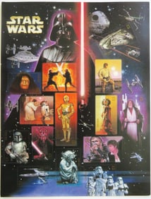 Star Wars 41c Stamps, 2007 Sheet of 15, US SCOTT 4143