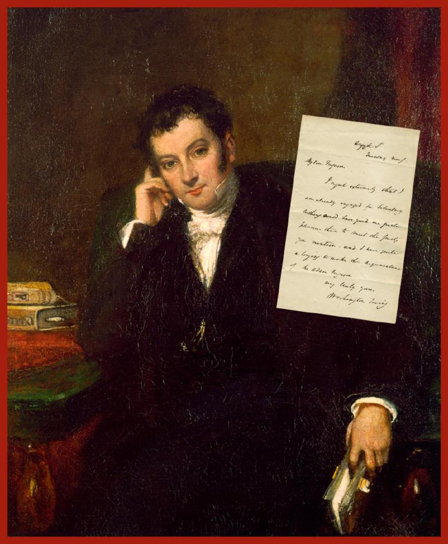 Washington Irving Regrets not Being Able to Accept an (1 of 4)