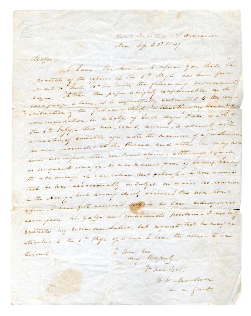 U.S. Army Officer Goes to Bat for a Colleague Who "was (1 of 2)