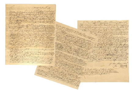 Charles Carroll of Annapolis Discusses George: Washington George Charles Carroll of Annapolis Discusses Virginia Case Involving George Washington with Attorney in Williamsburg CHARLES CARROLL, Autograph Letter Signed, to [Robert Carter Nicholas,