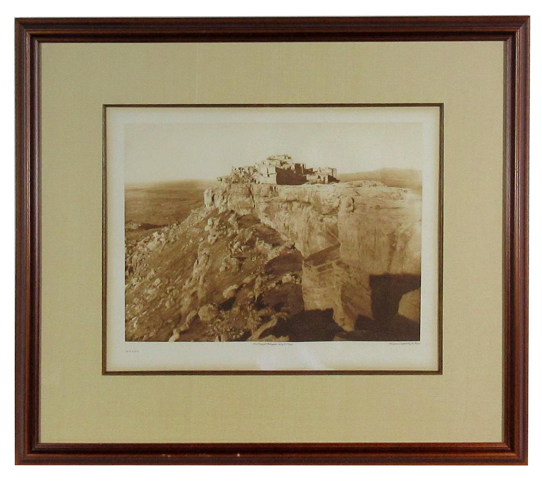 Edward S. Curtis Photogravure, "Walpi" (1 of 2)