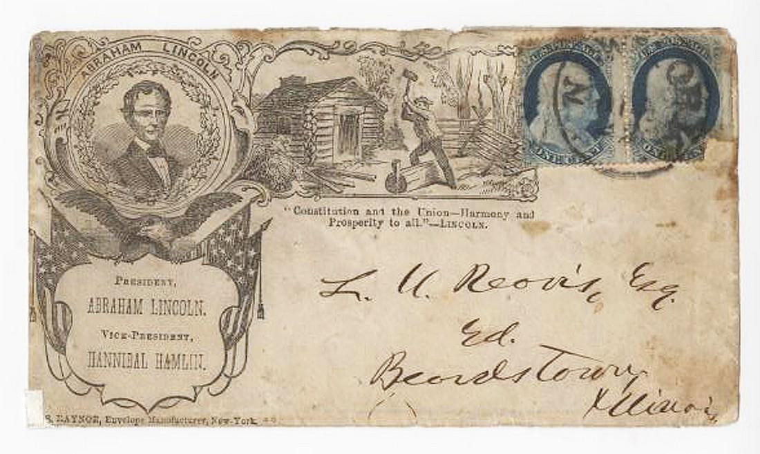 Abraham Lincoln: Railsplitter-Theme Campaign and (1 of 2)