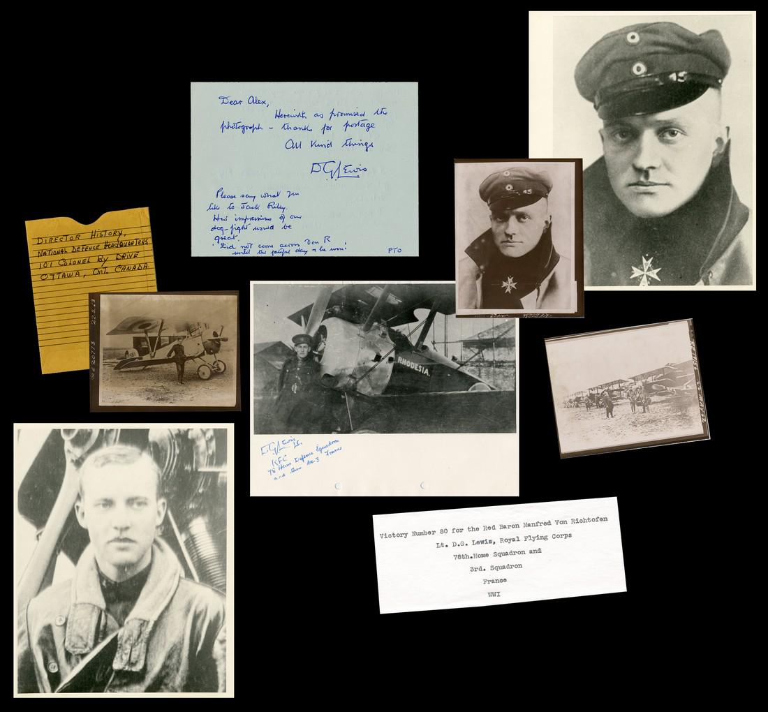 Red Baron Archive - Last Pilot He Shot Down a Day: von Richthofen Manfred Red Baron Archive - Last Pilot he Shot Down a Day Before his Own Death: "[I] Did not come across von R until the fateful day + he won!" A superb archive relating to the Red Baro