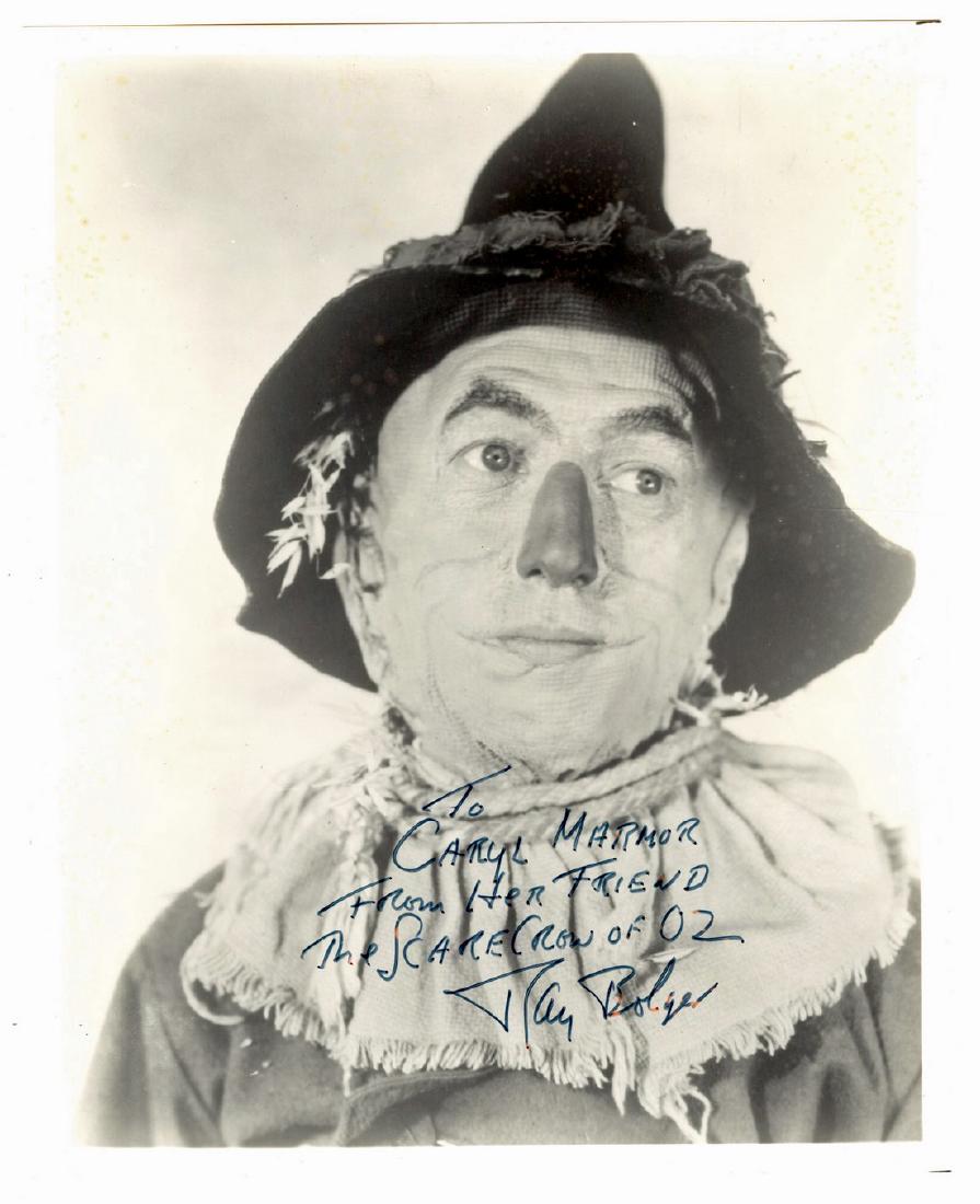 Fantastic Ray Bolger Signed Wizard of Oz Glossy Photo (1 of 3)