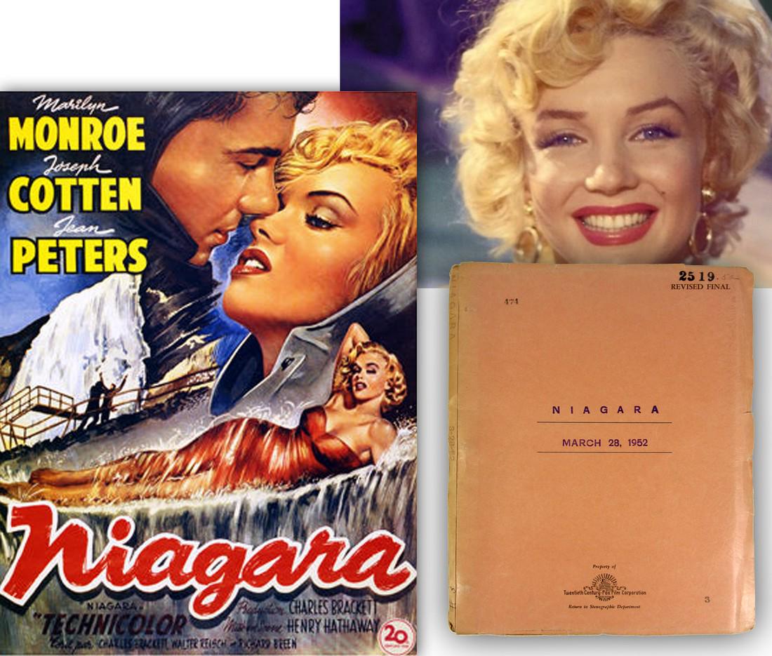 Marilyn Monroe "Niagra" Original Scarce 1952 Script (1 of 7)