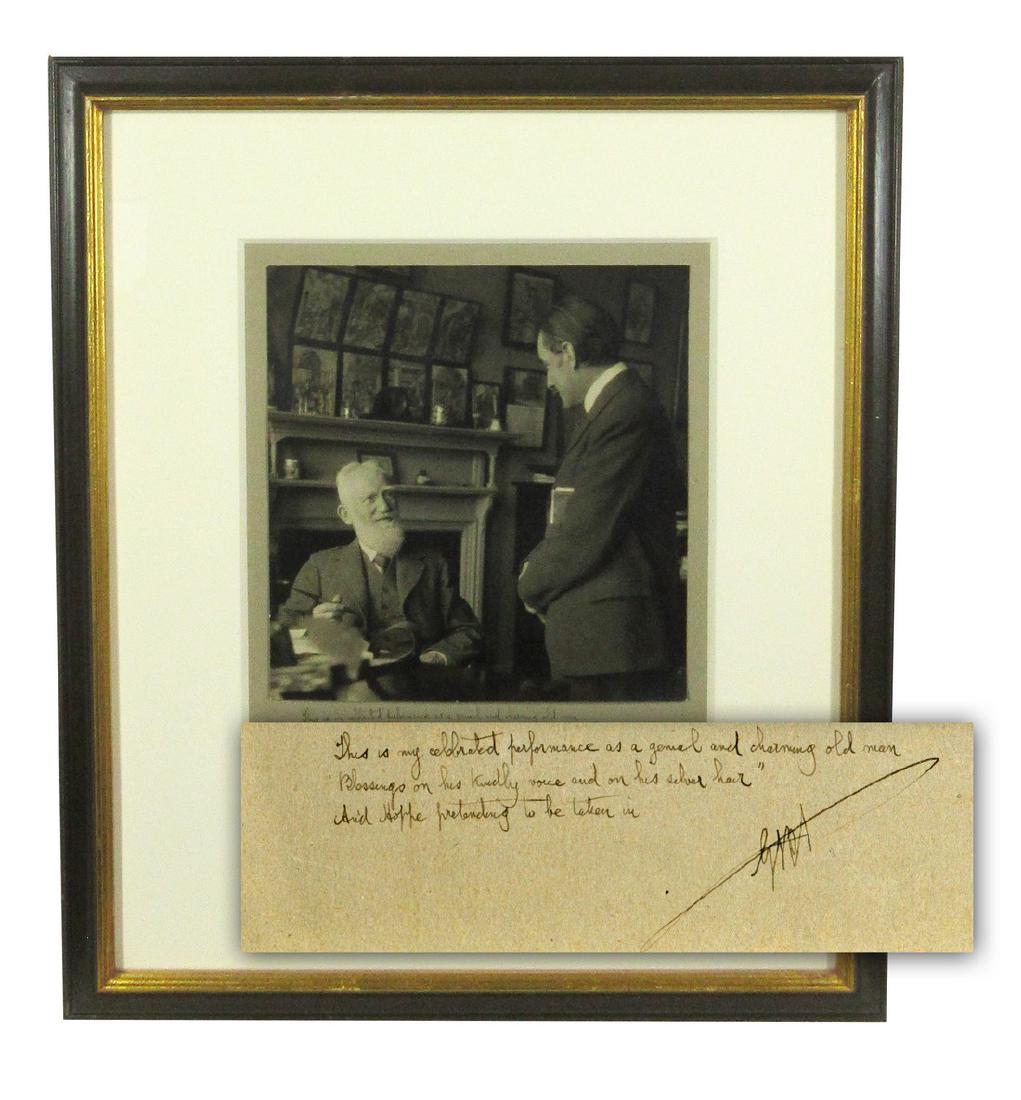 G.B. Shaw Superb Large Signed Photo (1 of 3)