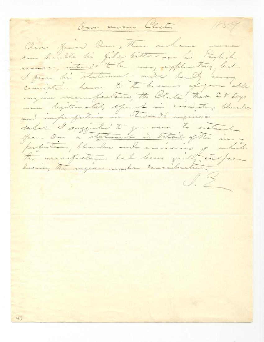 John Ericsson, Inventor of the USS Monitor, Discusses (1 of 2)