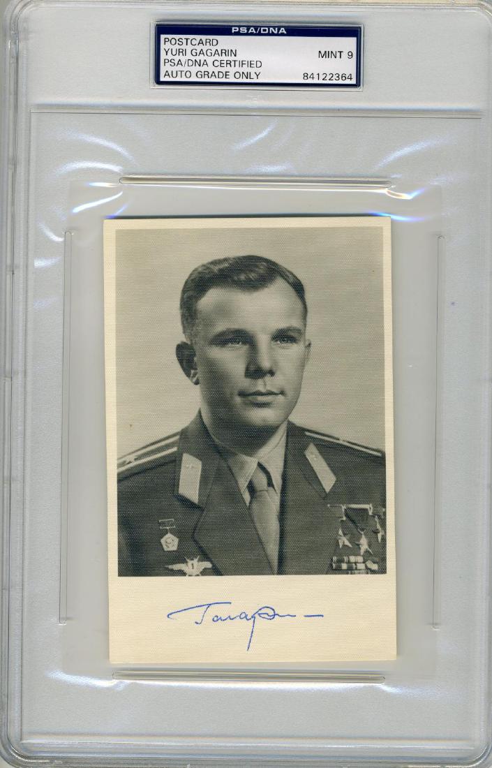 Yuri Gagarin, Soviet Cosmonaut, Signed Photo: First Man (1 of 3)