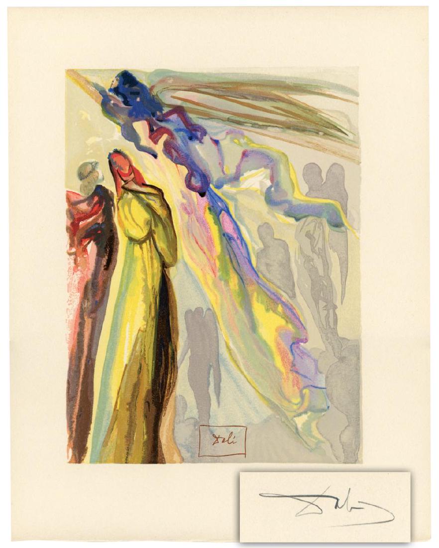 Salvador Dali Signed Print Depicting Dante's Divine (1 of 4)