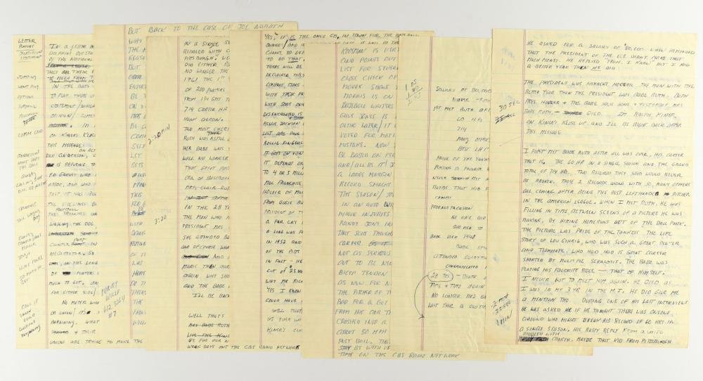 Ralph Kiner on Babe Ruth, Joe Namath, and Hank Aaron, (1 of 1)