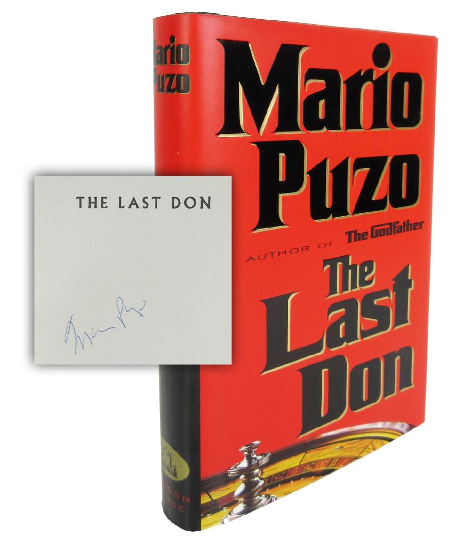 Mario Puzo Signed "The Last Don", His Penultimate Novel (1 of 3)