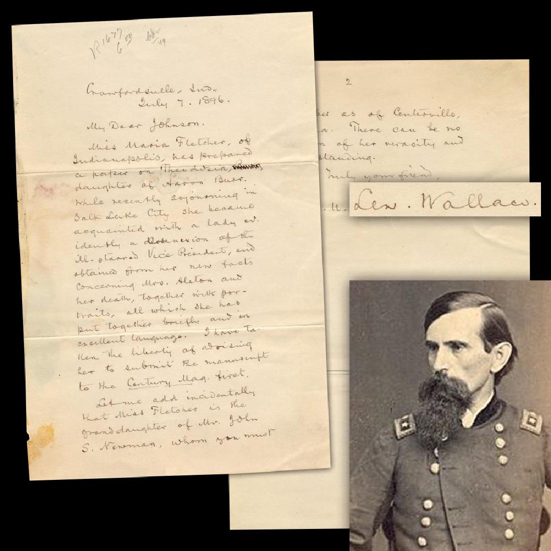 Lew Wallace, "Ben-Hur" Author, Recommends Author of (1 of 5)