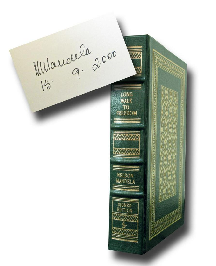 Scarce signed autobiography of Africa's Icon of (1 of 4)