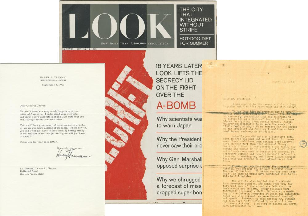 Truman and Groves, an Explosive Letter Re: The Bomb (1 of 7)