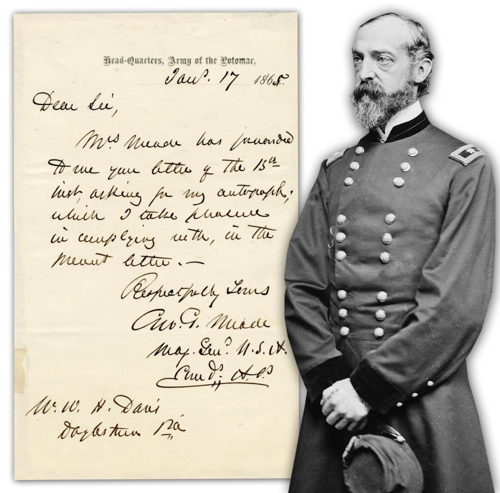 George G. Meade War Dated ALS (1 of 3)