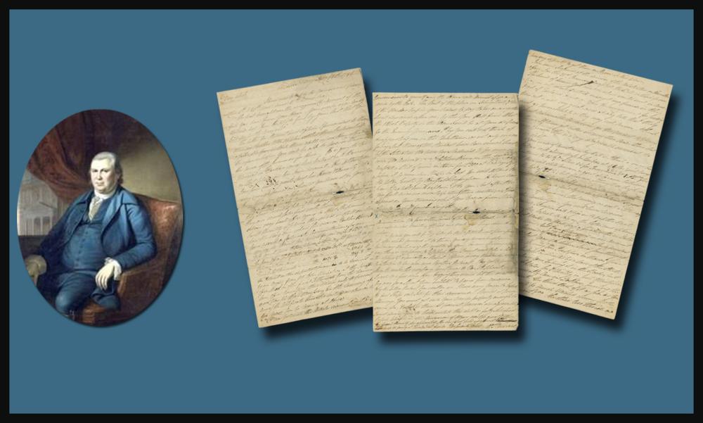 Declaration Signer Robert Morris's Friend John: Morris Robert Declaration Signer Robert Morris's Friend John Nicholson Re: Post Rev War Finance Autograph Letter Signed, "W. Stewart," 3 pages, 9" x 15", Londonderry, July 26, 1786, concerning a varie