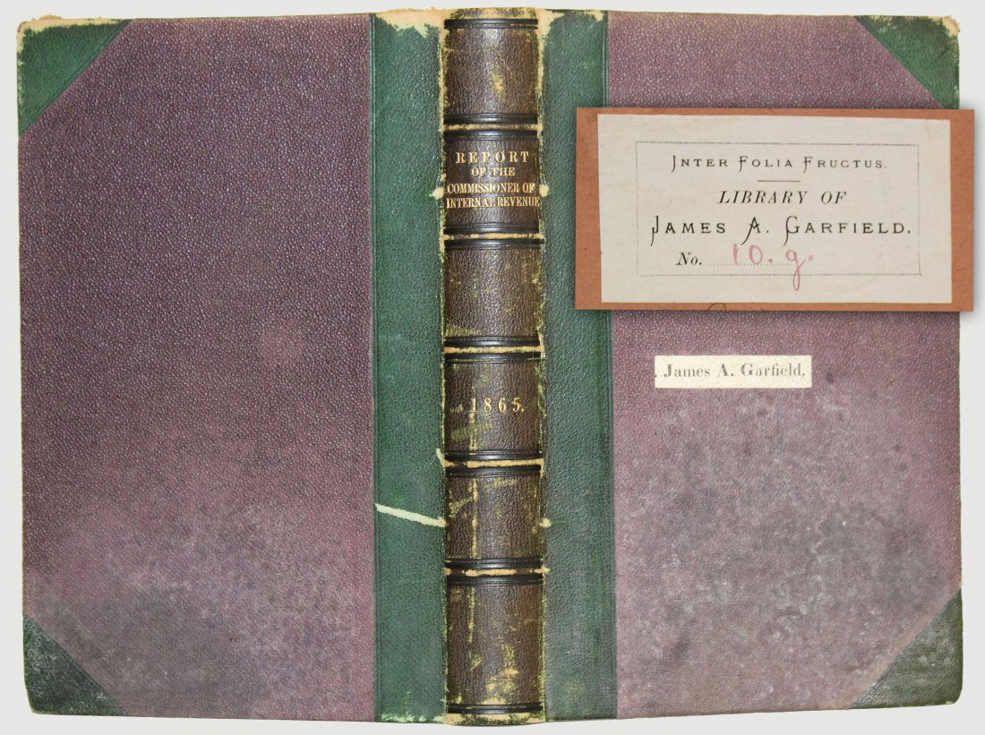 James Garfield Personally Owned Book, Report (1 of 7)