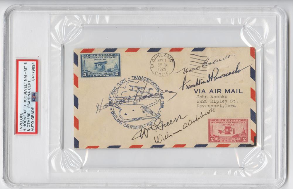 Franklin & Eleanor Roosevelt, and Herbert Hoover Signed (1 of 2)