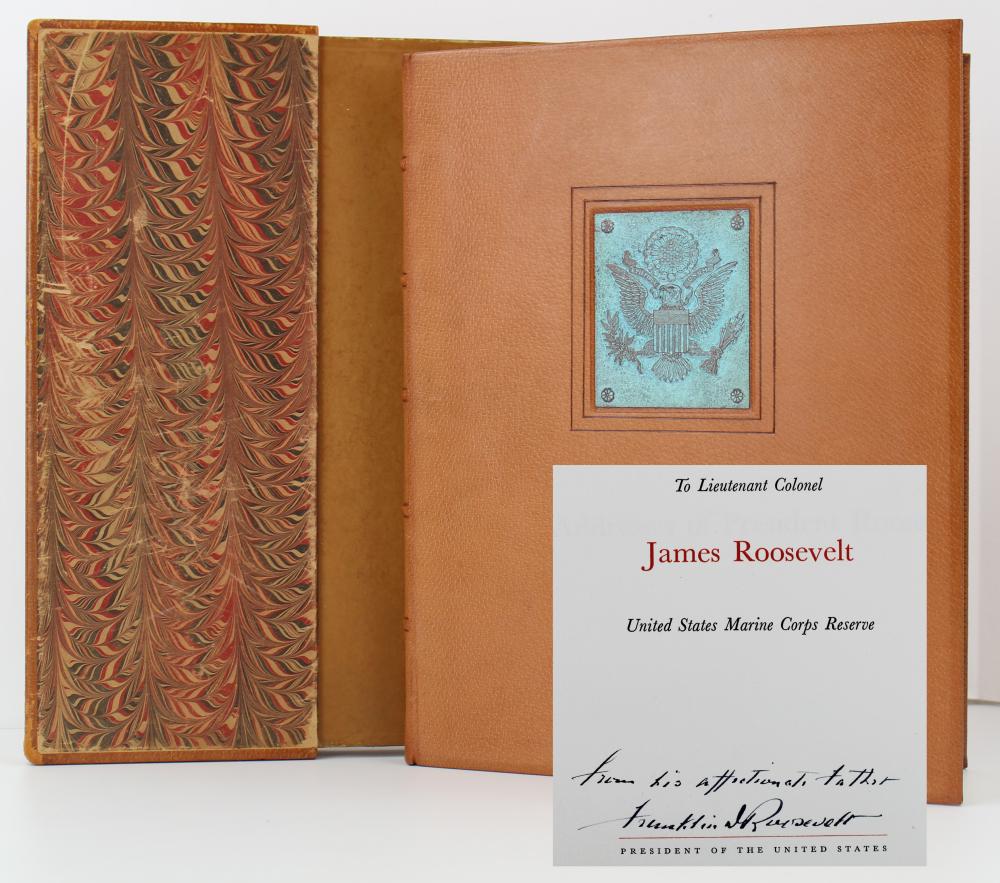 FDR Signed Book to His Son "From His Affectionate (1 of 11)