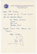 Neil Armstrong ALS on NASA Letterhead Regarding His
