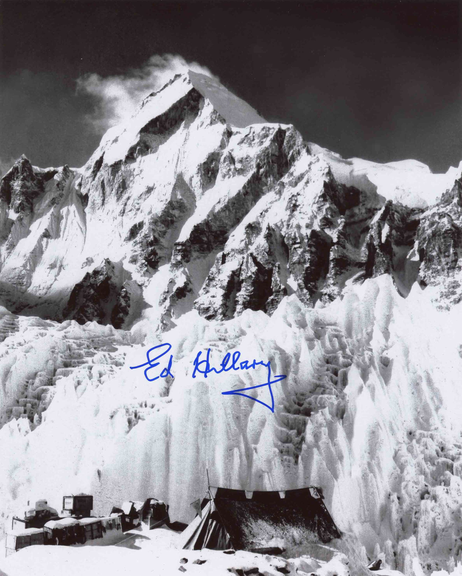 Sir Edmund Hillary, Everest Mountain Climber, Signed (1 of 3)