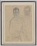 Jack Kerouac Original Signed Self-Portrait Drawing,