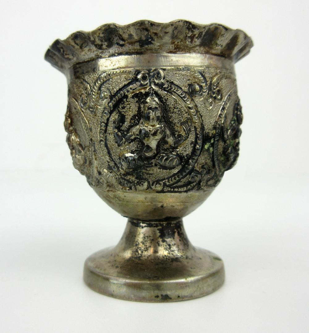 Jack Kerouac Owned Diminutive Silver Cup, Possibly for (1 of 6)