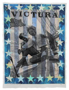 "Victura", Hand-Embellished Artist Proof 1 of 1 Print: "Victura", Hand-Embellished Artist Proof Fine Art Print, 1 of 1 by Robert Mars Hand-embellished artist proof, 1 of 1, fine art print depicting President John F. Kennedy (1917 – 1963) and First Lady