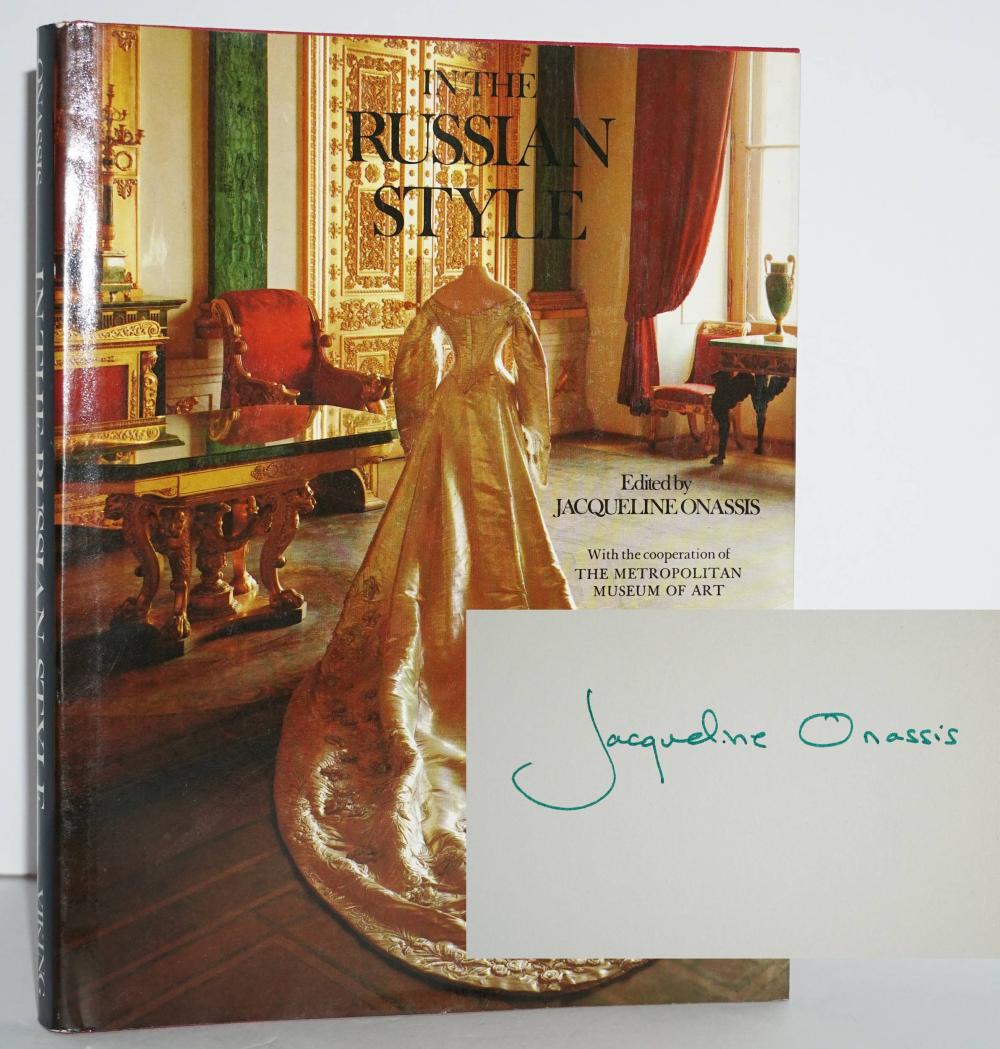 Jacqueline Kennedy Signed "In The Russian Style", First (1 of 5)