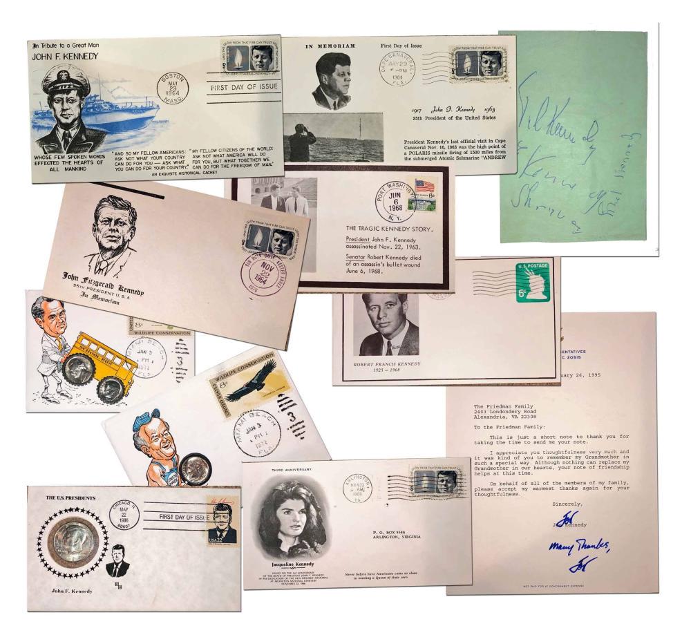 Kennedy Family Collection of Over 75 Items, Dealer's (1 of 9)