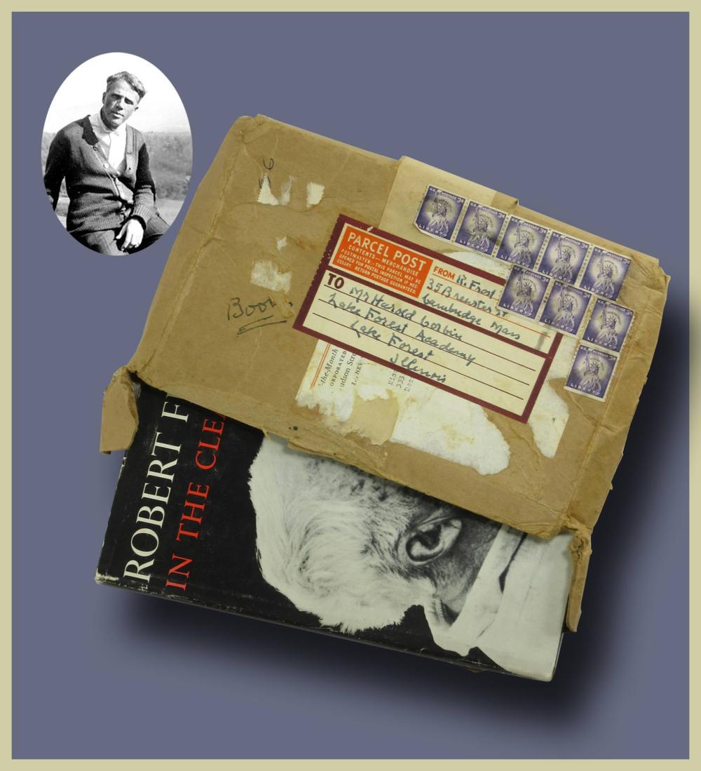 Robert Frost Sends a Fellow Poet a Copy of his Book, (1 of 4)