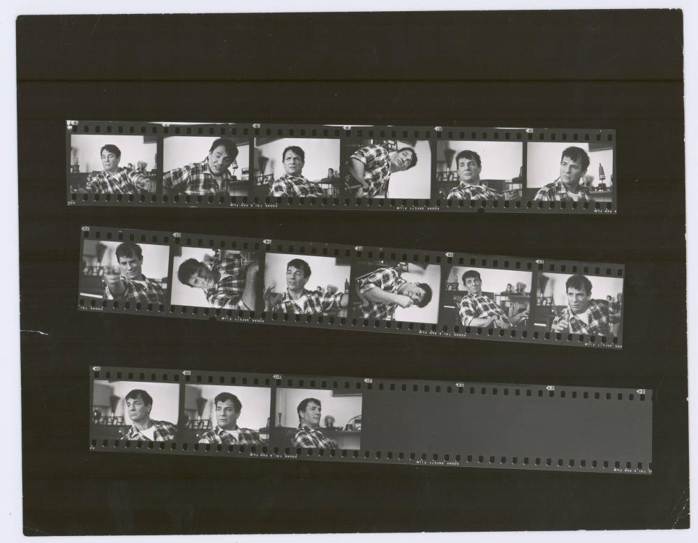 Superb Jack Kerouac Photographic Contact Sheet of One (1 of 2)