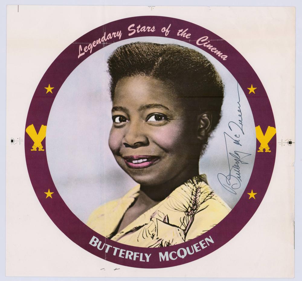 Gone With The Wind, Butterfly McQueen, Signed Poster (1 of 2)