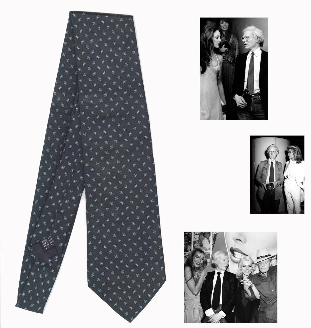 Andy Warhol's Personally Owned Iconic Rubinacci Tie W. (1 of 4)