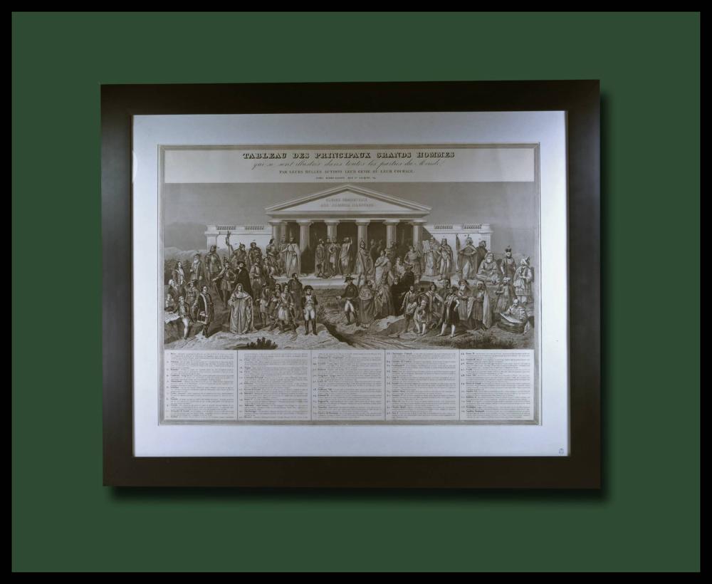 A Superb Historical Engraving Depicting History's (1 of 4)