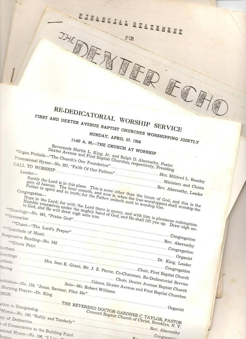 M.L. King Dexter Avenue Baptist Church Archive, (1 of 5)